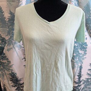 Croft & Barrow Classic Tee | Soft Mint Green | Size Medium